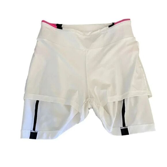 ANNIKA CUTTER & BUCK White Pink  Stretch UV Protection Golf Tennis SZ S #1258 - Picture 4 of 10